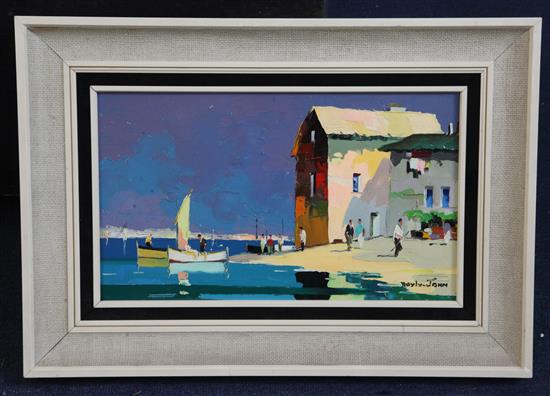 Cecil Rochfort DOyly John (1906-1993) Les Martigues, near St Tropez 8.5 x 14.5in.